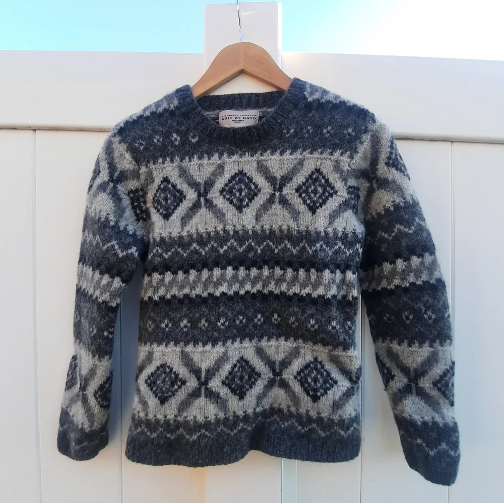 Vintage The Limited Fair Isle Wool Chunky Sweater | America Collection | XS - Picture 1 of 12